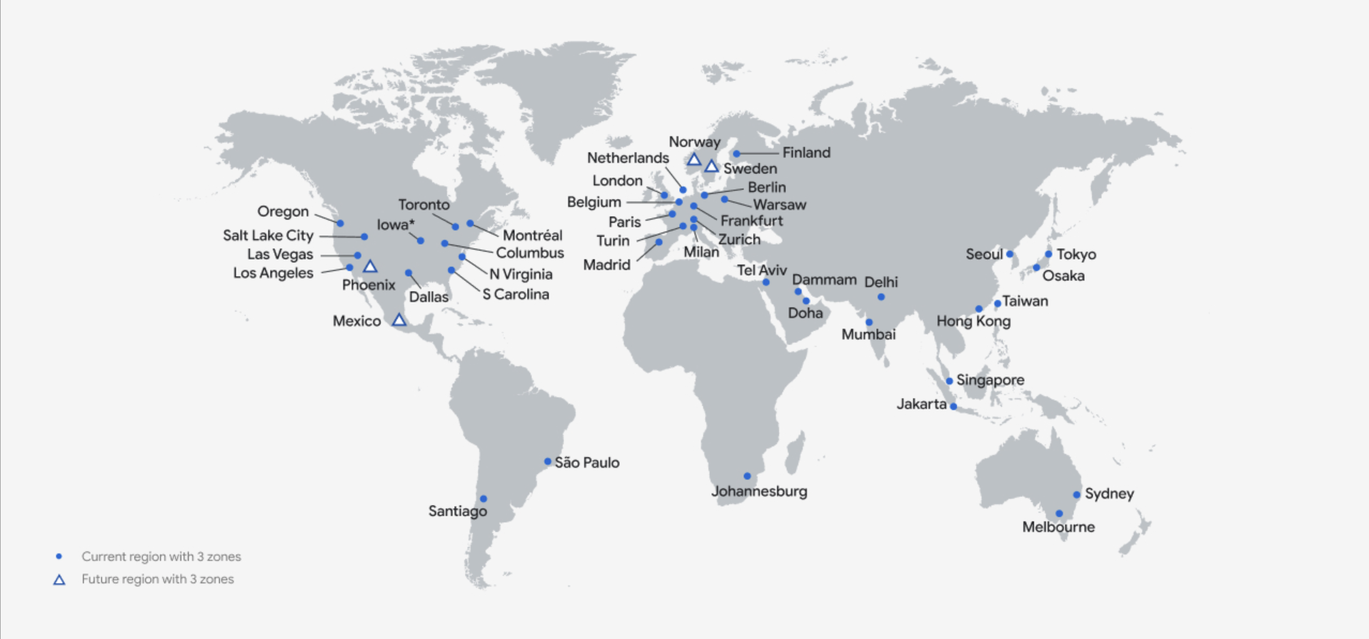 Google Cloud Data Centers, 2024